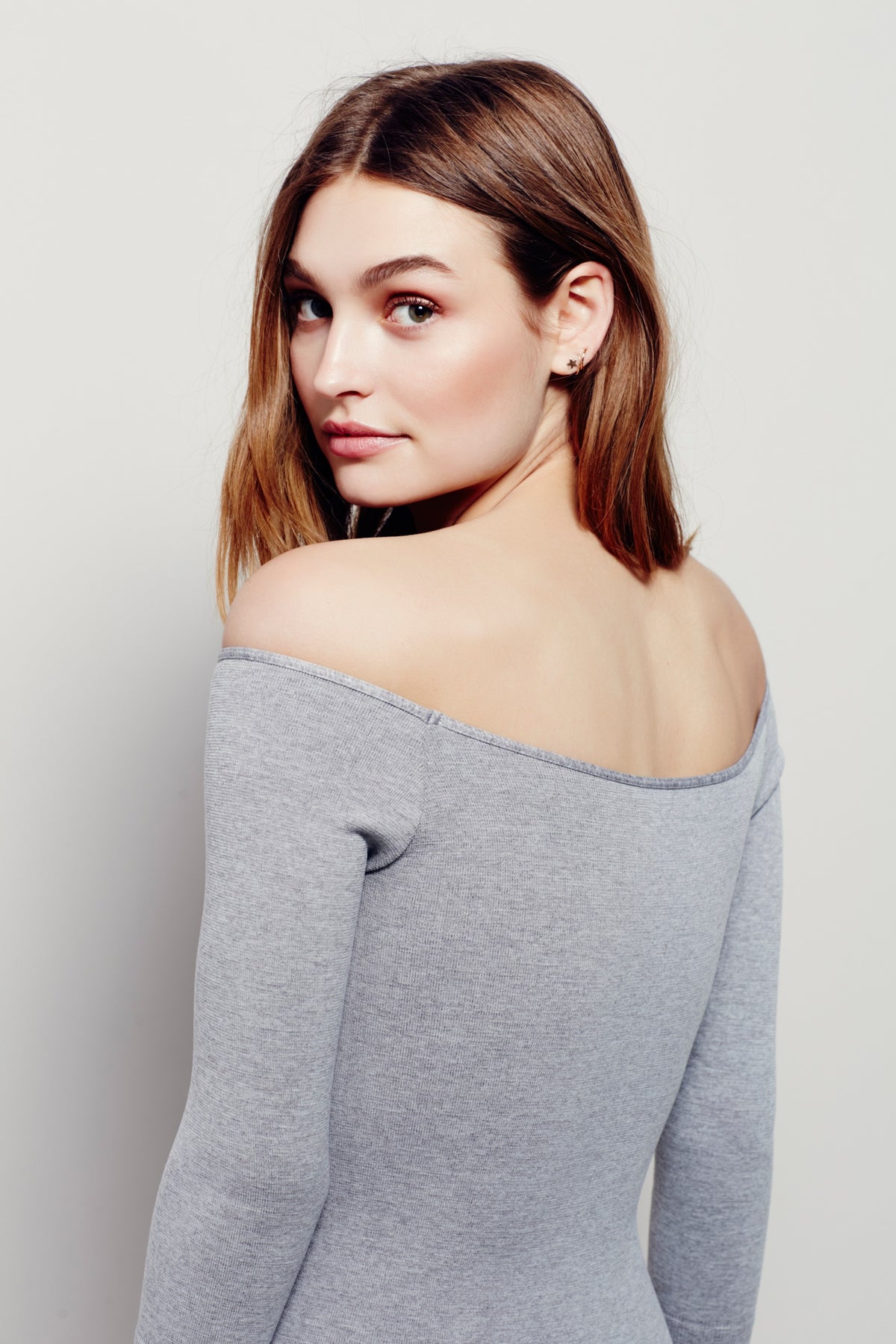 Free People Intimately Luna Layering Romper - Grey